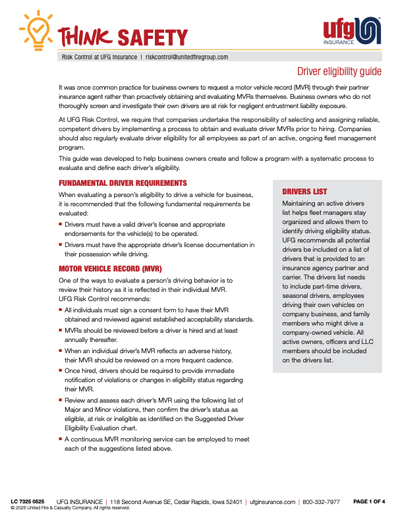 DriverEligibilityGuide